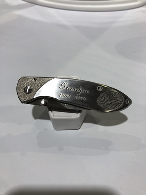 Knife With Paw Or Nose Print