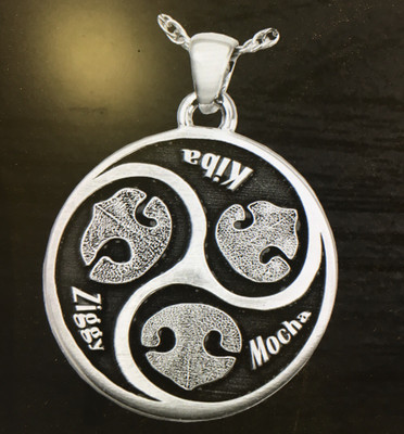 Tri Print Necklace