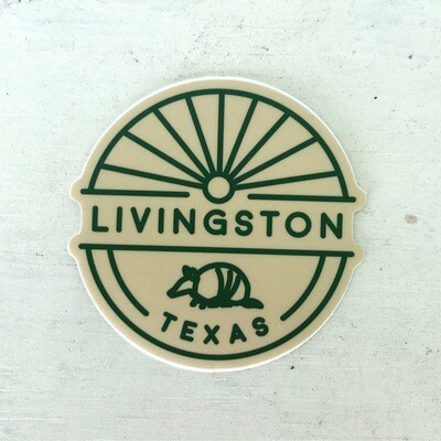 Sticker-Livingston Armadillo