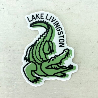 Sticker-Lake Livingston Alligator