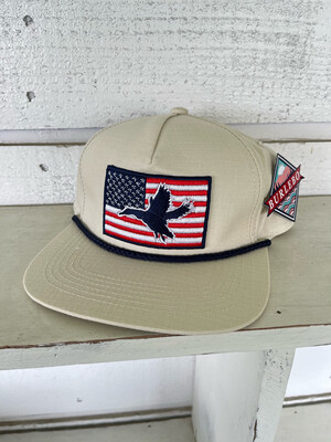 Burlebo Hat-American Flag & Duck