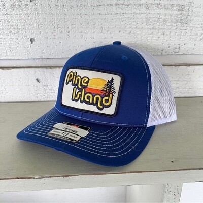 Pine Island Hat-Structured Royal Blue