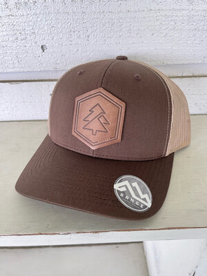 Range Leather Co. Hat-Brown Pine