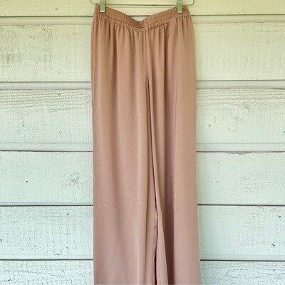 Washed Stain Wide Leg Pant-Clay