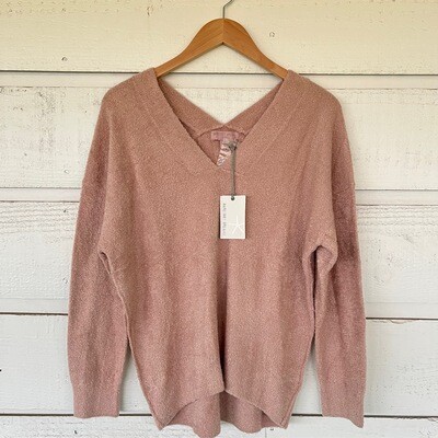 CCL-V Neck Pullover-Clay