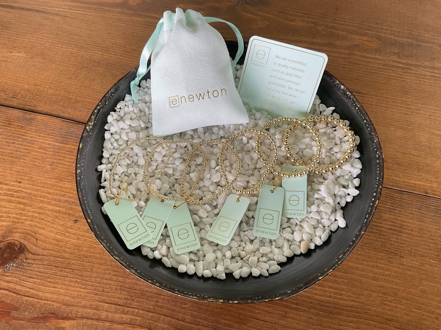 Classic Gold 6mm Bead Bracelet