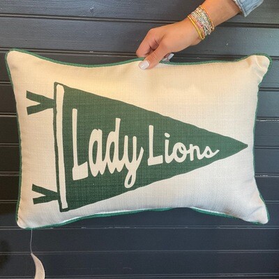 Lady Lion Pennant Pillow