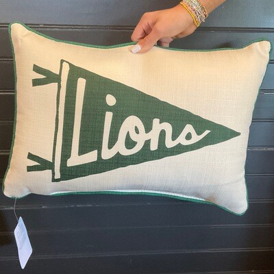 Lion Pennant Pillow