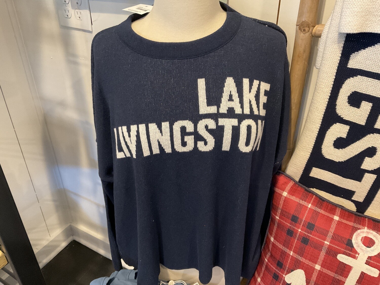 Navy Lake Livingston Sweater