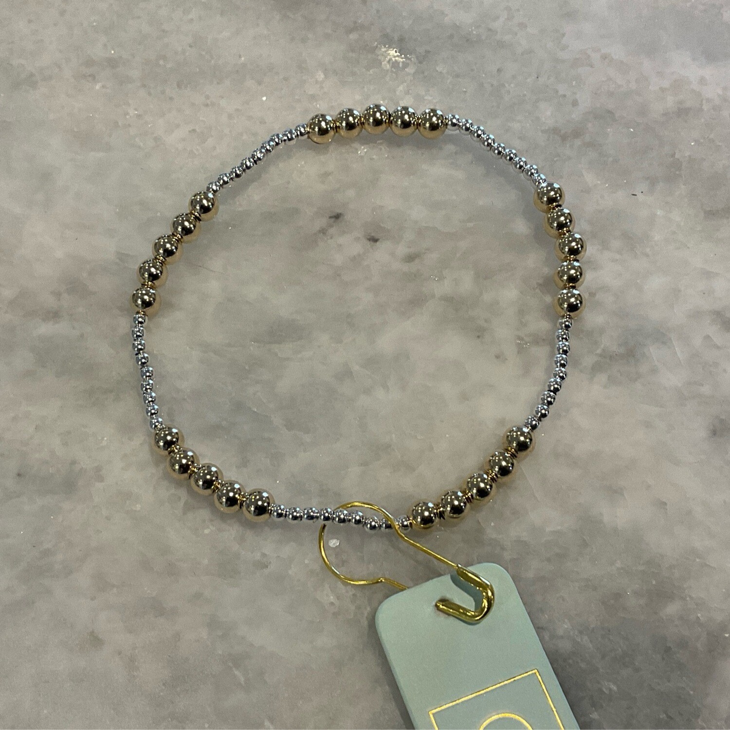 Blissful Bracelet 4mm- Mixed Metal