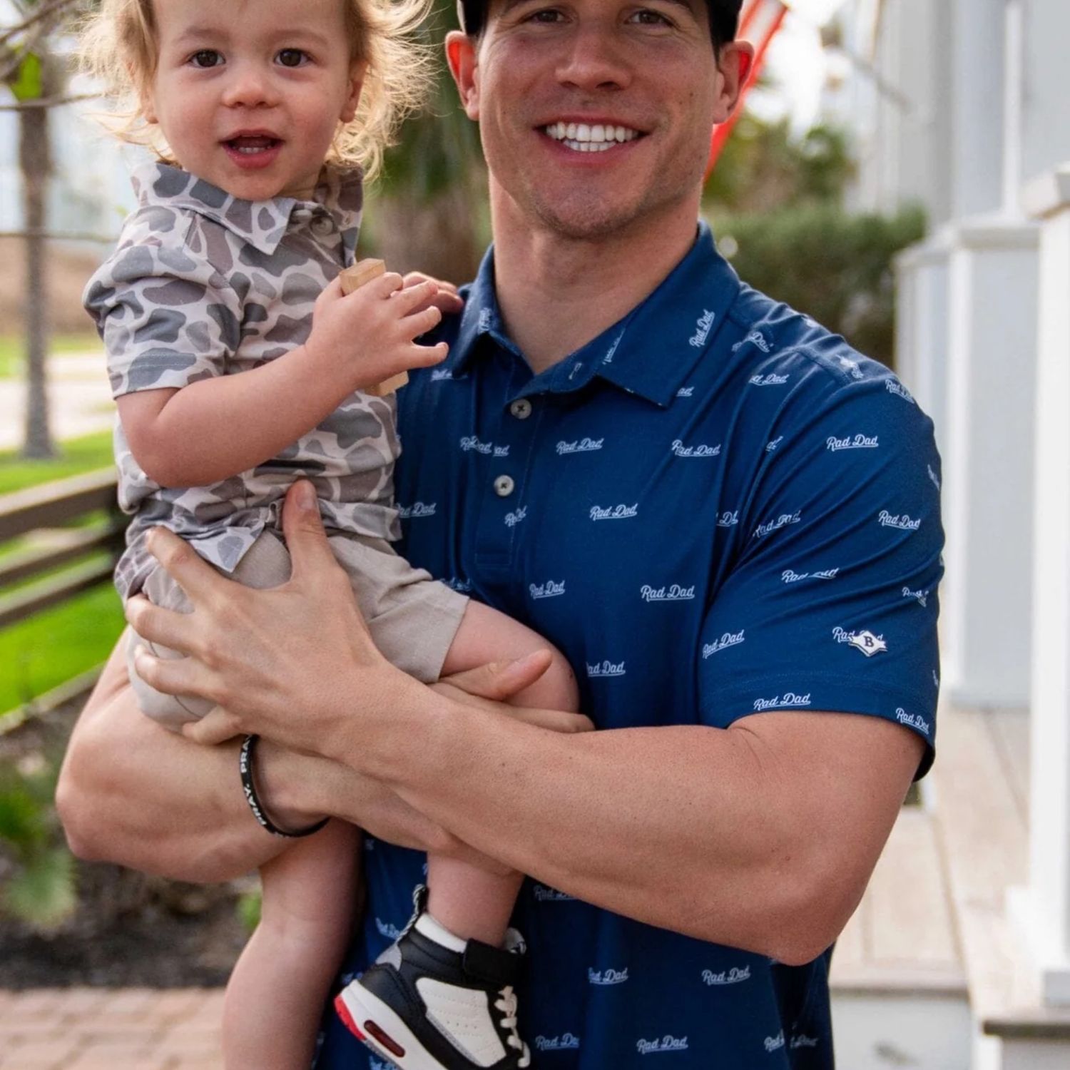 Performance Polo- Rad Dad Navy
