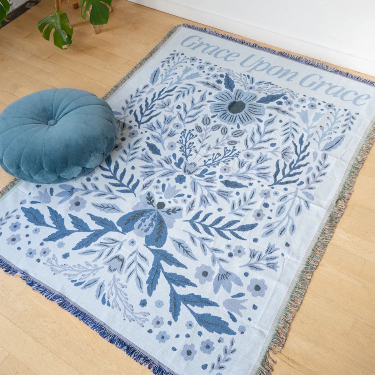 Grace Upon Grace Throw Blanket