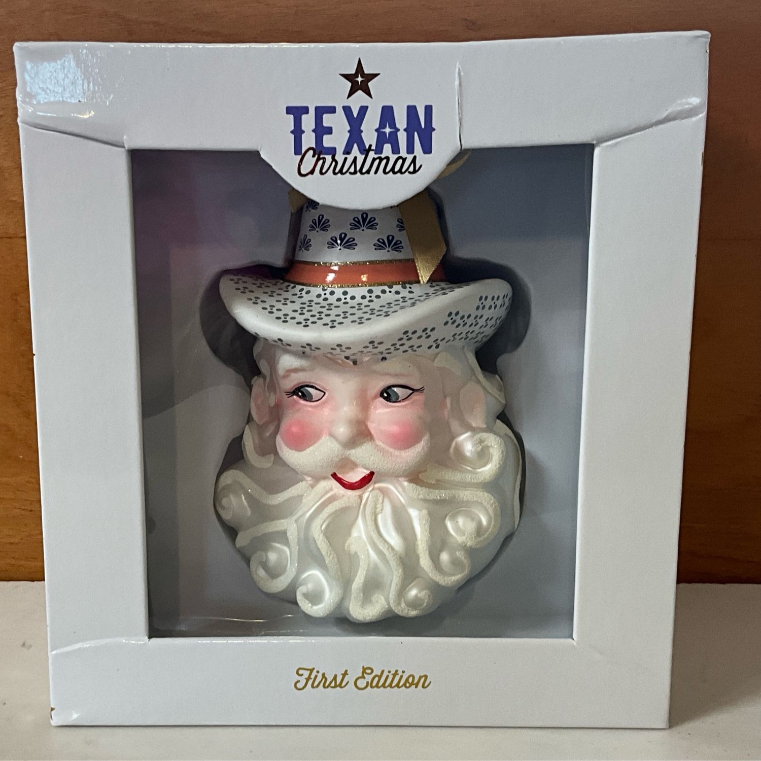 Santa Cowboy Ornament