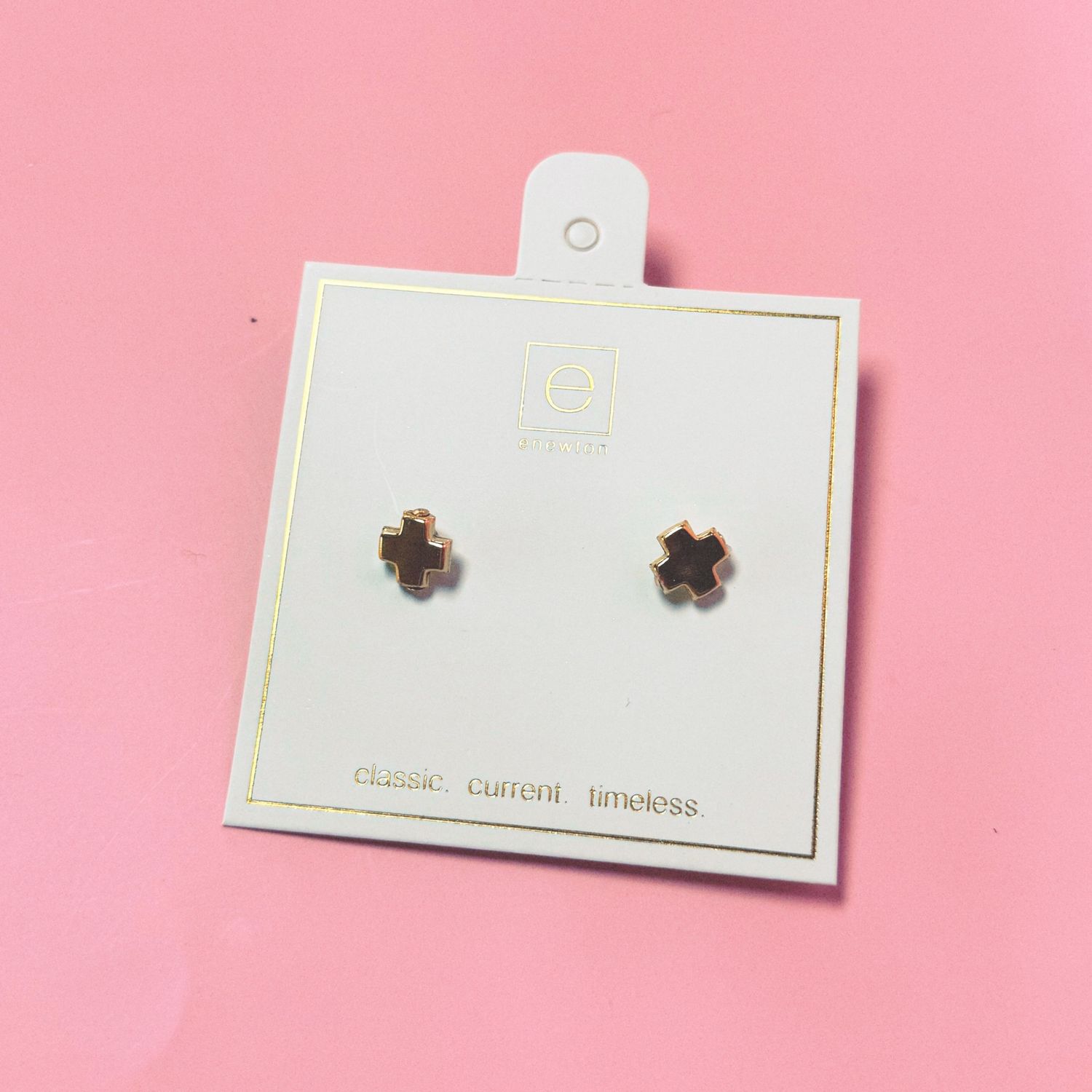 Signature Cross Sterling Stud