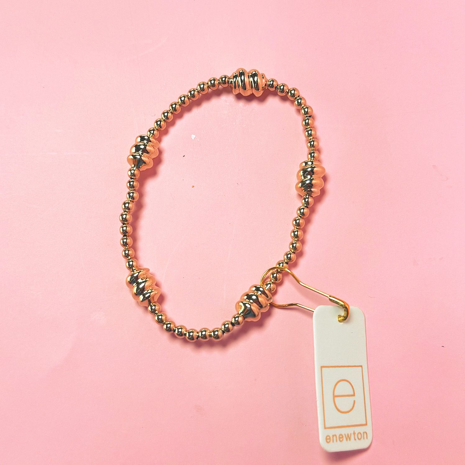 Admire 3mm Bead bracelet- gold