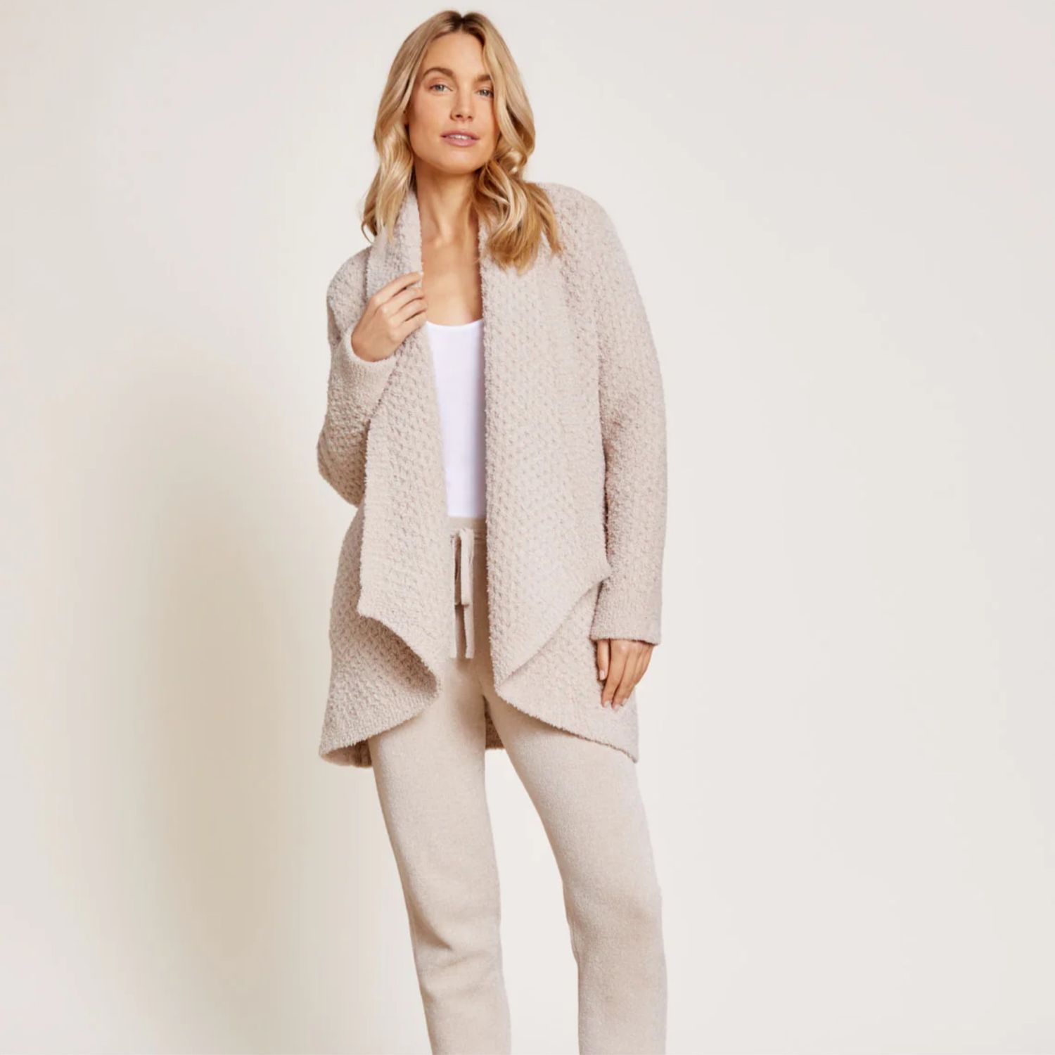 Cozychic Honeycomb Shawl - Cream