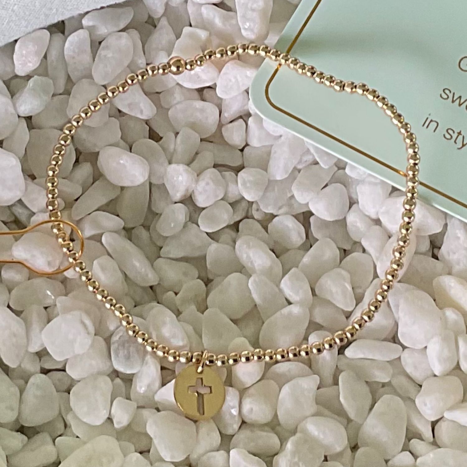 Classic Gold Bracelet With Charms