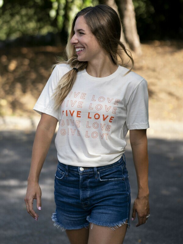 Give Love Tee (Natural)