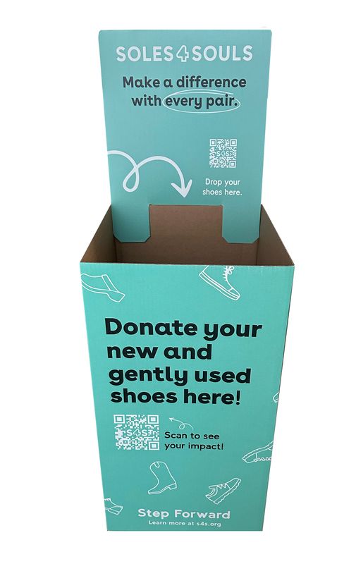 One Shoe Drive Collection Box
