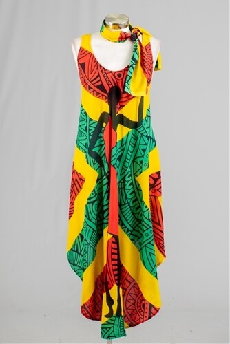 Print Umbrella Dress