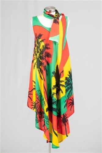 Print Umbrella Dress