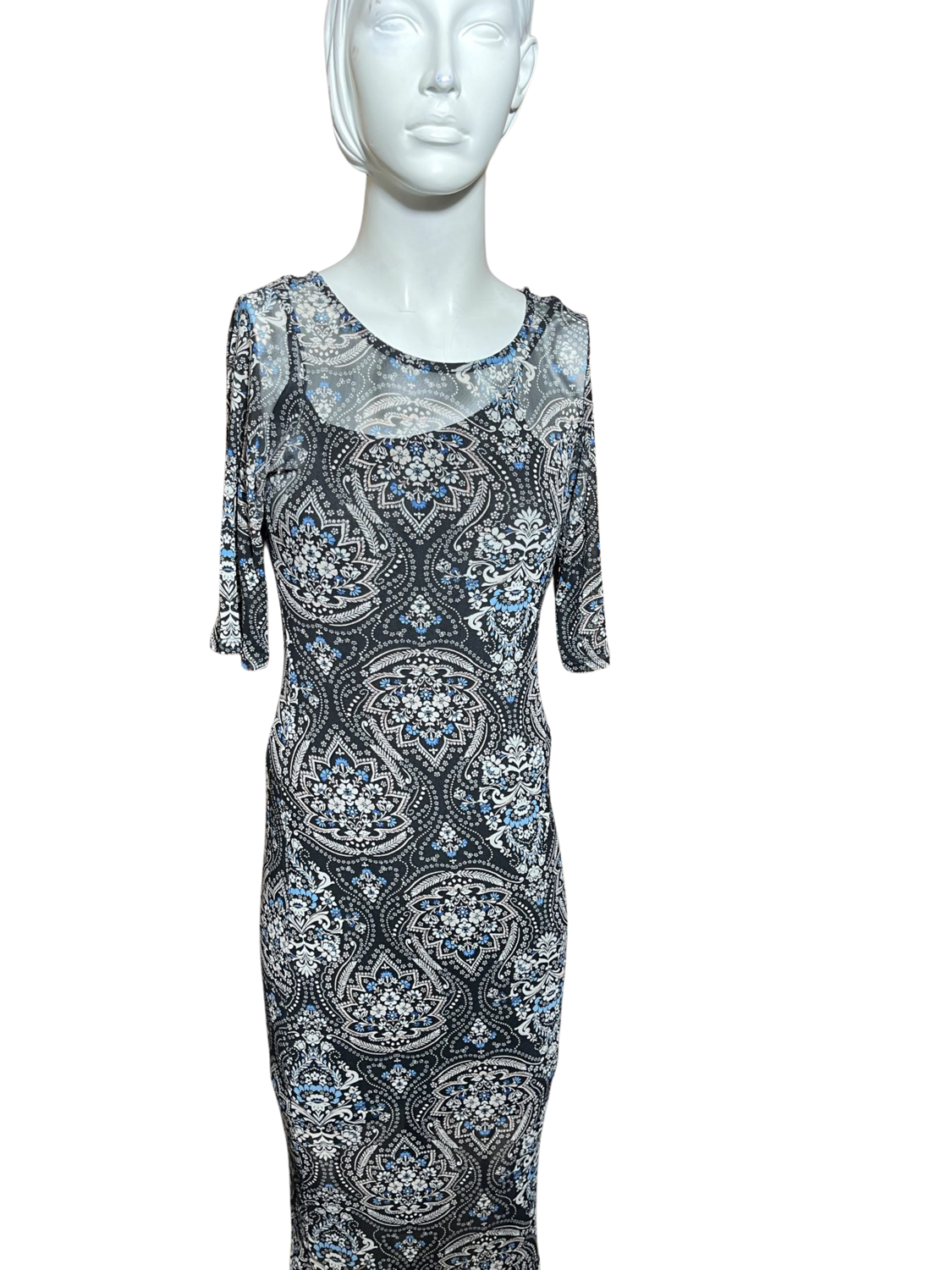 Rags to Wishes Floral Pattern Dress