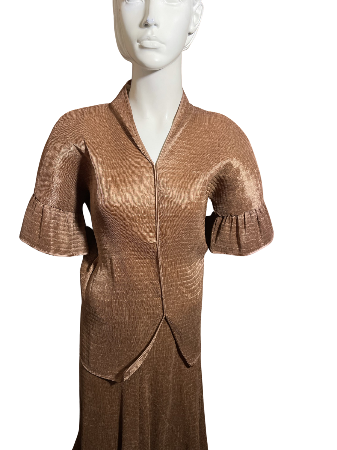 Jerry T Gold Skirt-Set