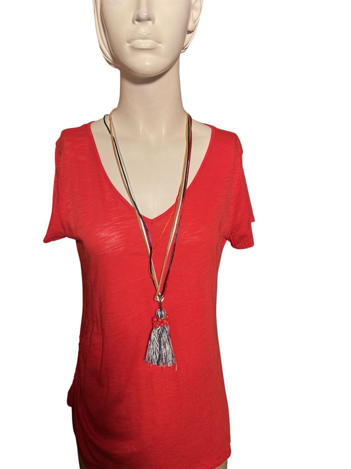 Melissa Page Red Knit Top Melissa Page Red Knit Top