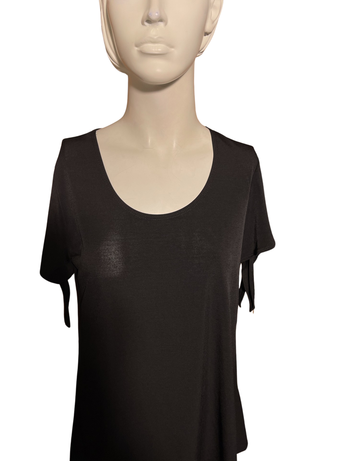 Slinky Brand Tie Sleeve Top