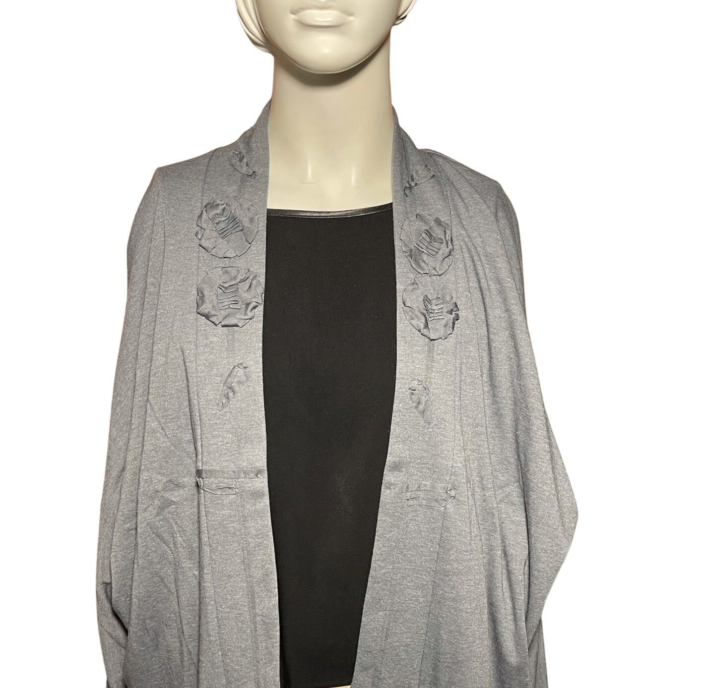 Due Per Due Grey Cardigan