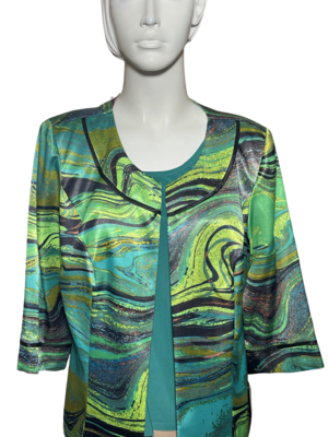 Le Bos Blouse with Jacket