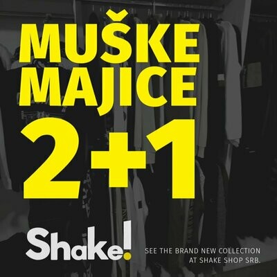 AKCIJA - Muške majice 2+1