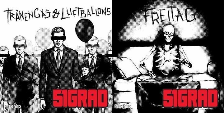Vinyl Single - Tränengas und Luftballons / Freitag