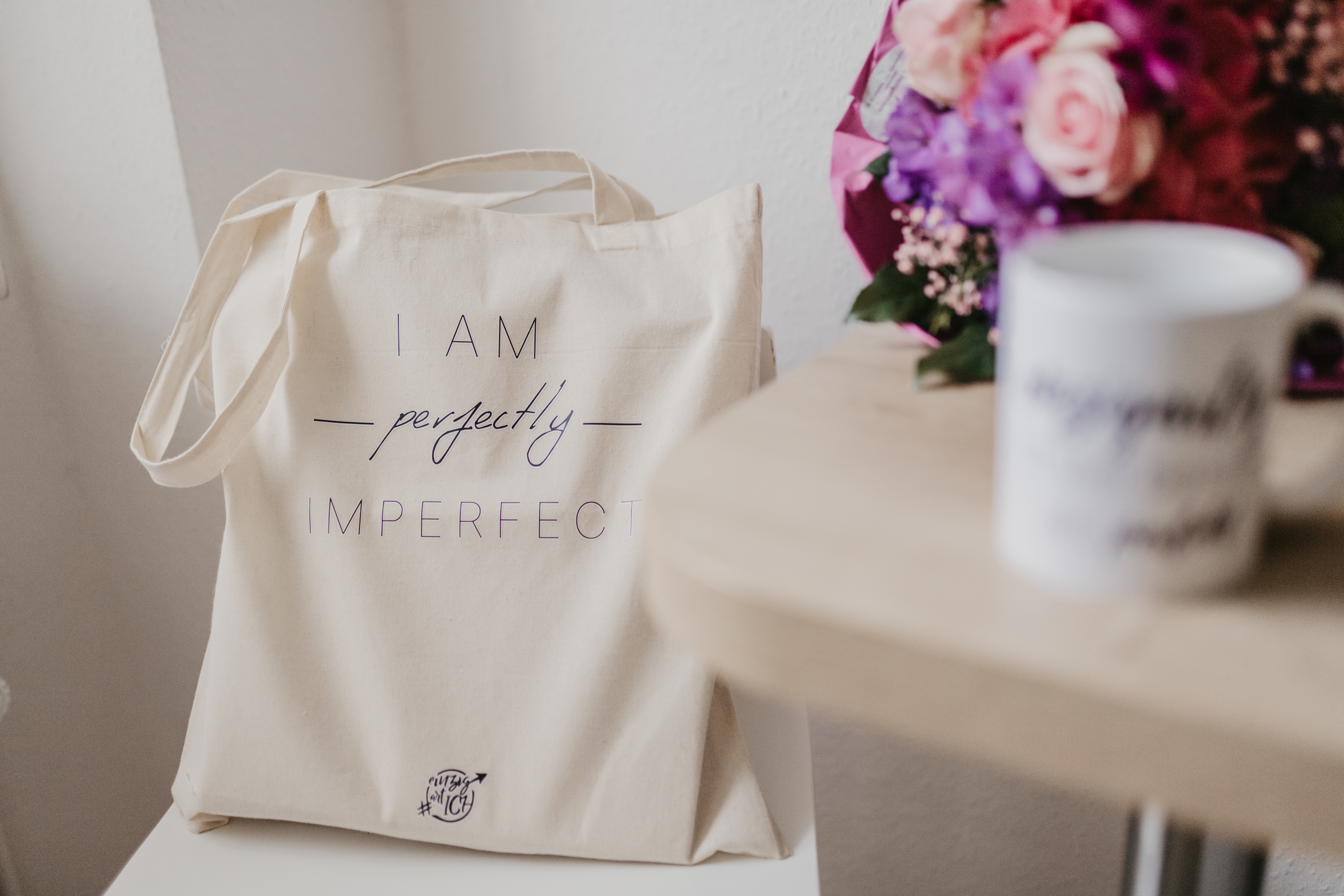 Jutebeutel "I am perfectly imperfect" 00001