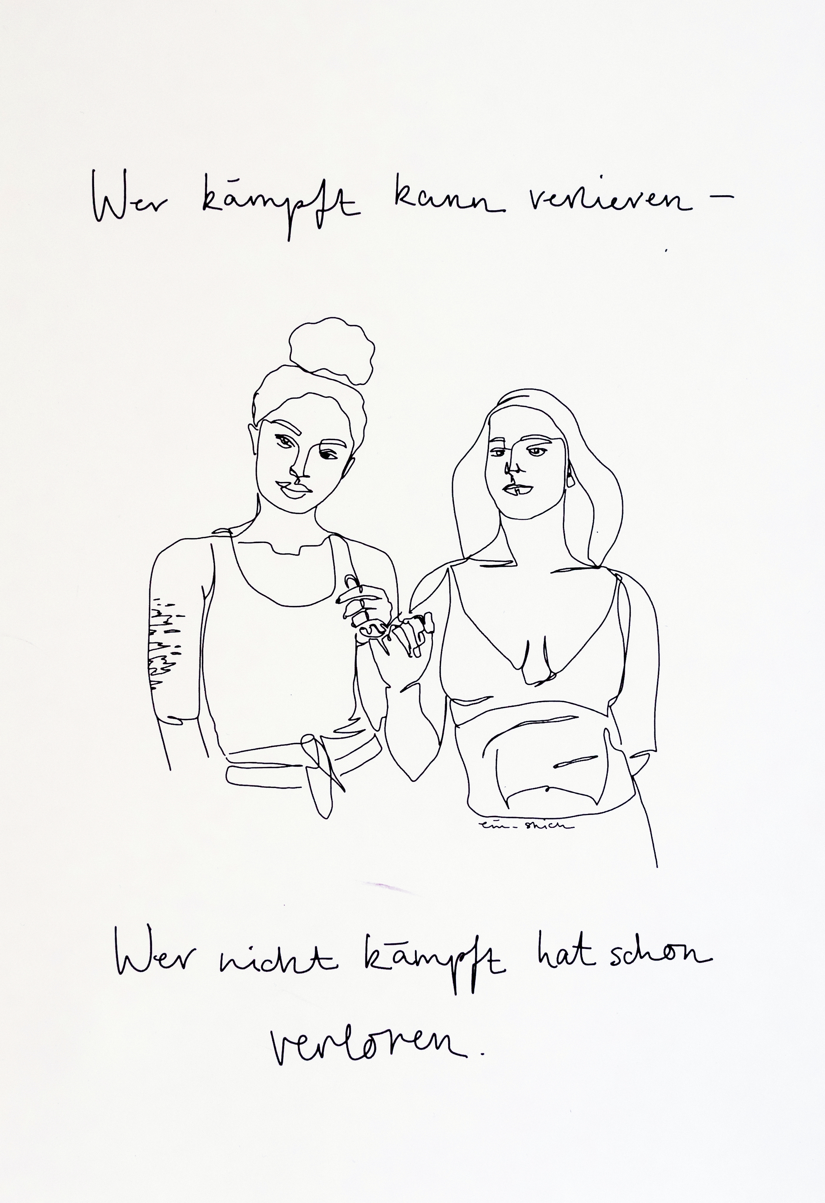 Poster A4 von ein_strich 00006