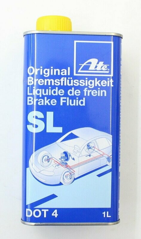 Brake fluid ATE, DOT 4, 1.0 litres