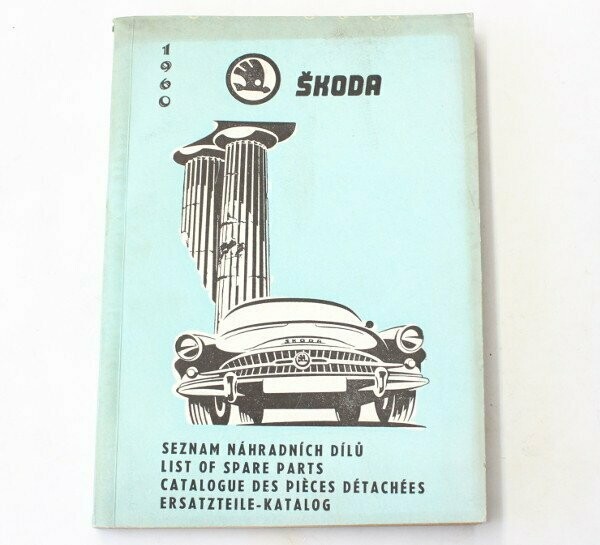 Katalog náhradních dílů Octavia, 1960