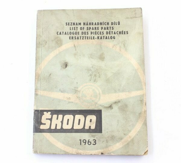 Katalog náhradních dílů Octavia, 1963