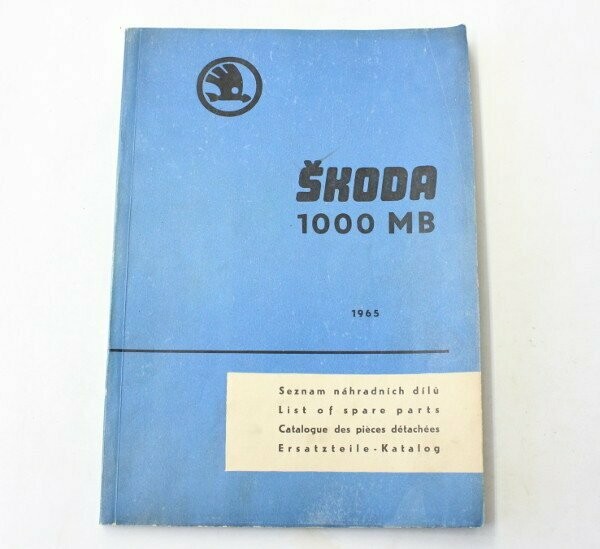 Ersatzteilkatalog 1000 MB, 1965