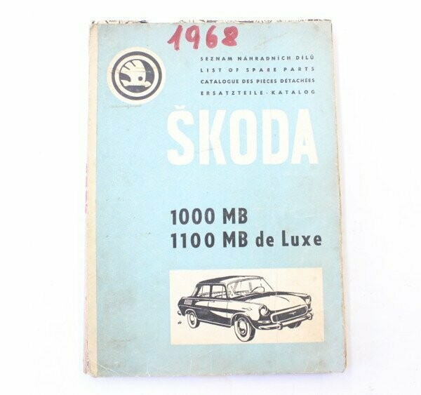 Ersatzteilkatalog 1000 / 1100 MB, 1968