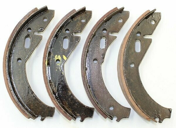 Set brake shoes, regenerated