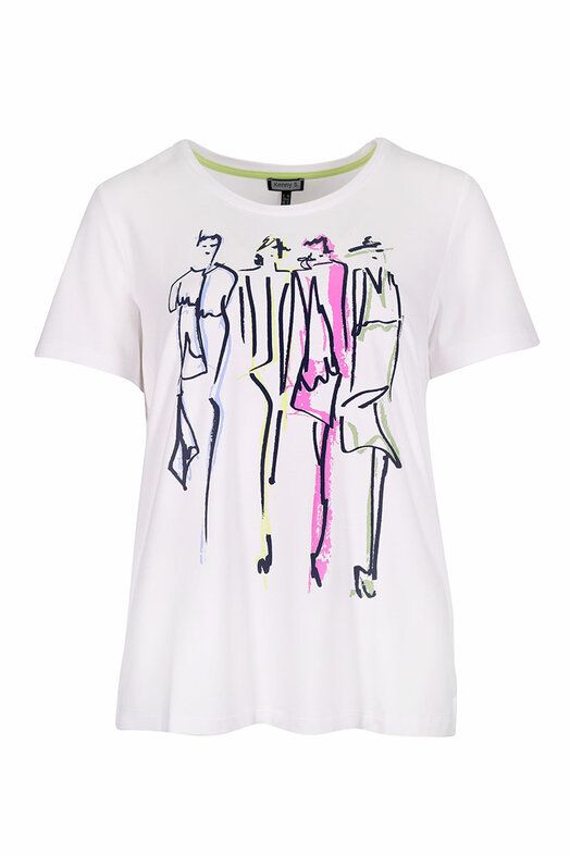 T-Shirt Womenprint weiss