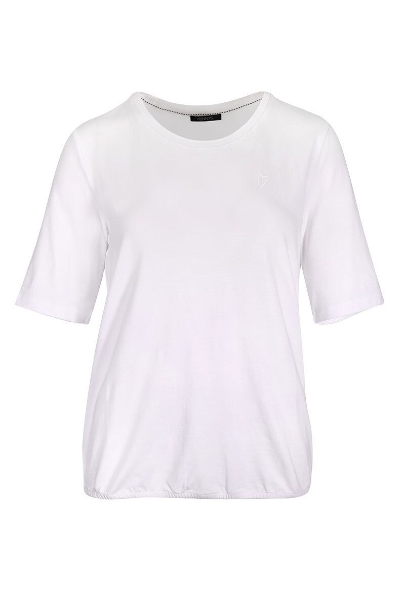 T-Shirt weiss Allover