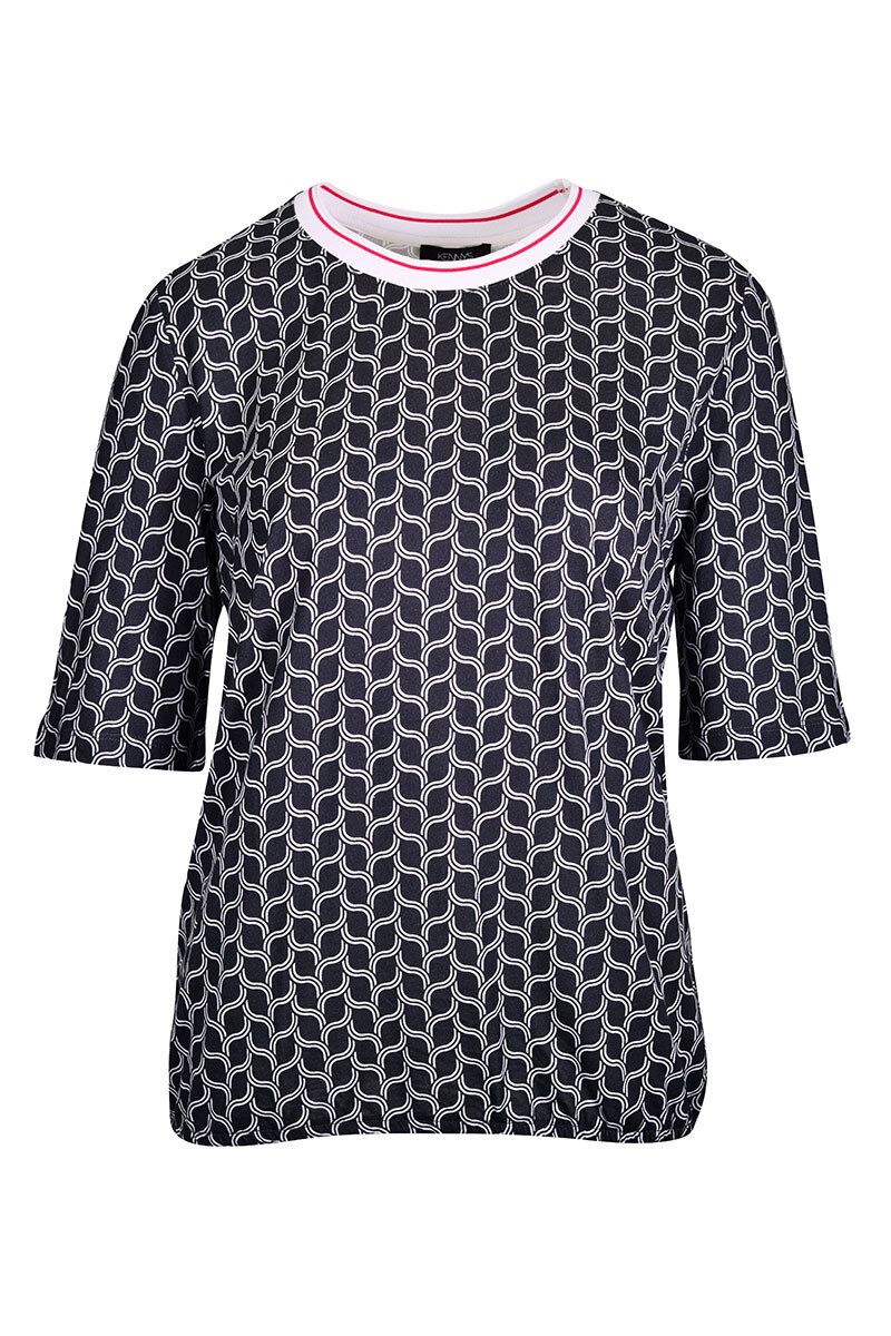 T-Shirt Allover titangrau