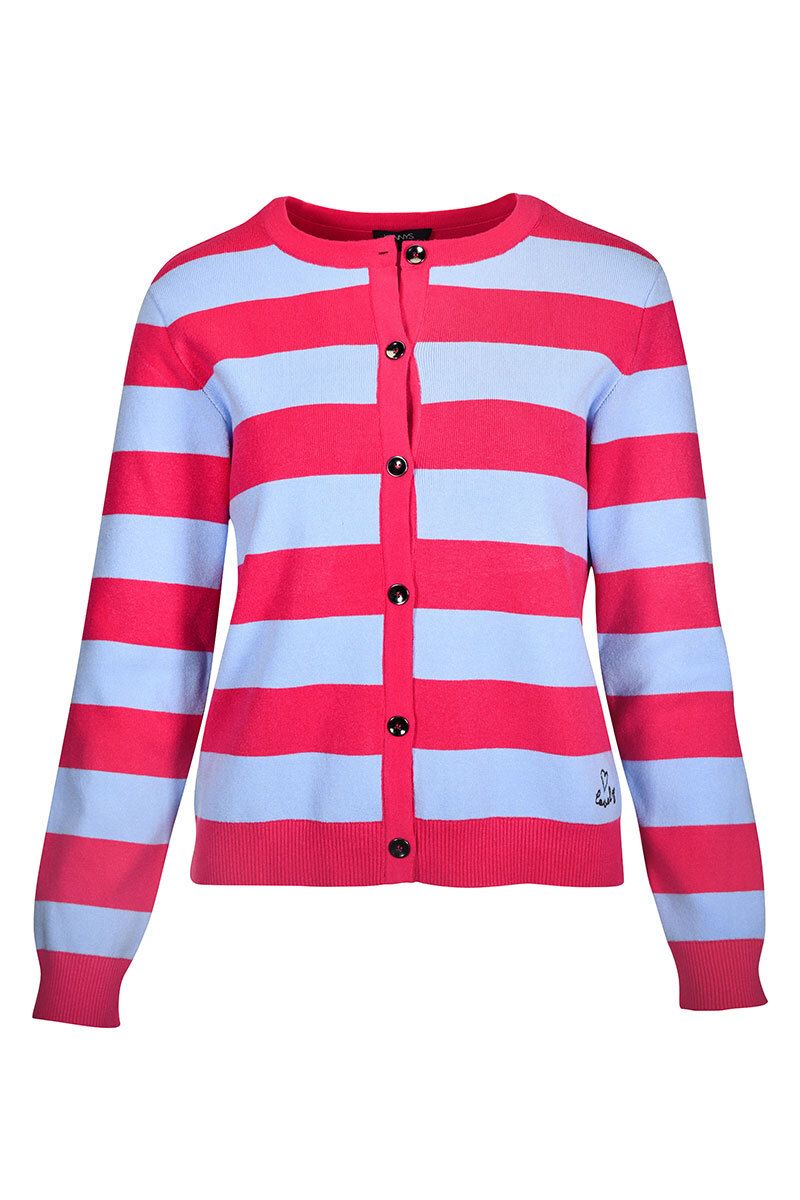 Strickjacke berry hellblau
