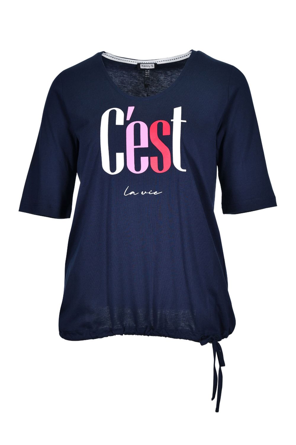 T-Shirt C'est la Vie indigo