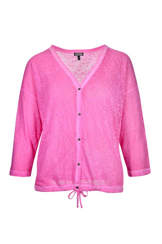 3/4 Strickjacke pink