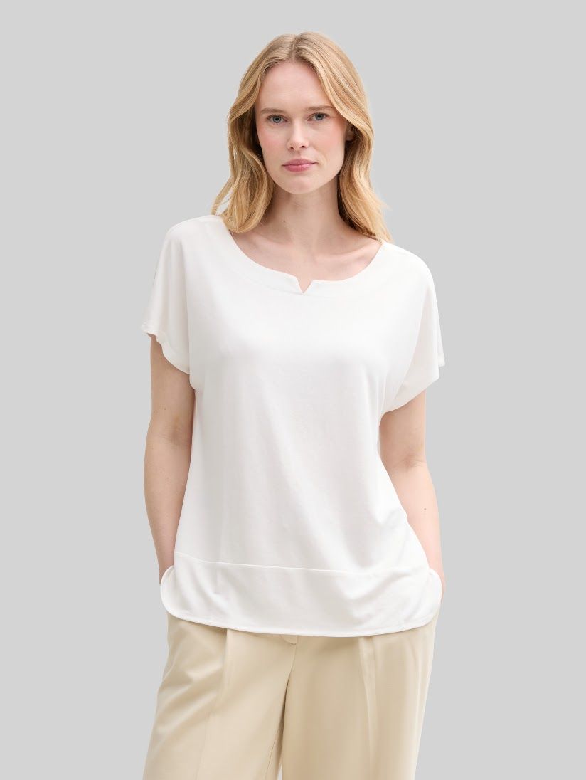 T-Shirt Materialmix offwhite