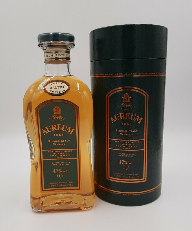 Aureum 1865 - Single Malt Whisky Cognac Ferrand Aureum 1865 - Single Malt Whisky Cognac Ferrand