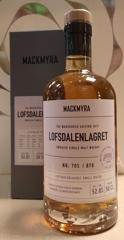 Mackmyra Warehouse Edition - Lofsdalenlagret Mackmyra Warehouse Edition - Lofsdalenlagret